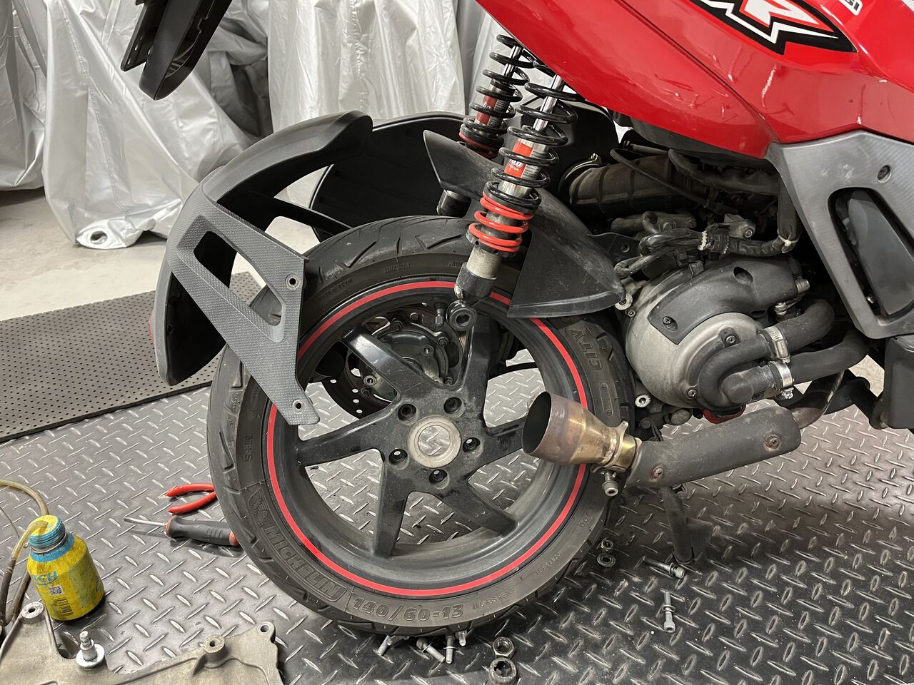 ジレラ ランナー VXR ST200 ブレーキPAD、ブレーキオイル交換 
