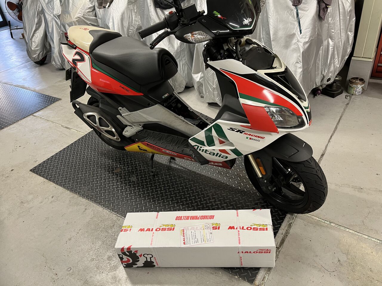 アプリリア SR50R インジェクションモデル ボアアップ＆チューニングを 