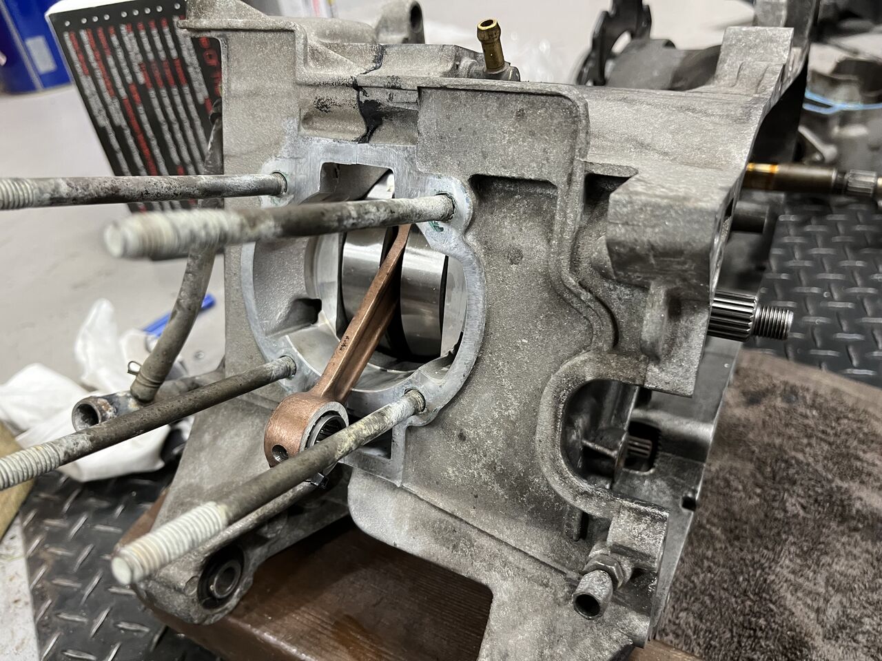 ジレラランナー（２ｓｔ）PM Tuning製【アルミ製シリンダーヘッド】&【水冷パイプジョイント】セット【新品】 ジレラ ランナー FXR180 PM TUNING仕様にフルチューンです！！！①