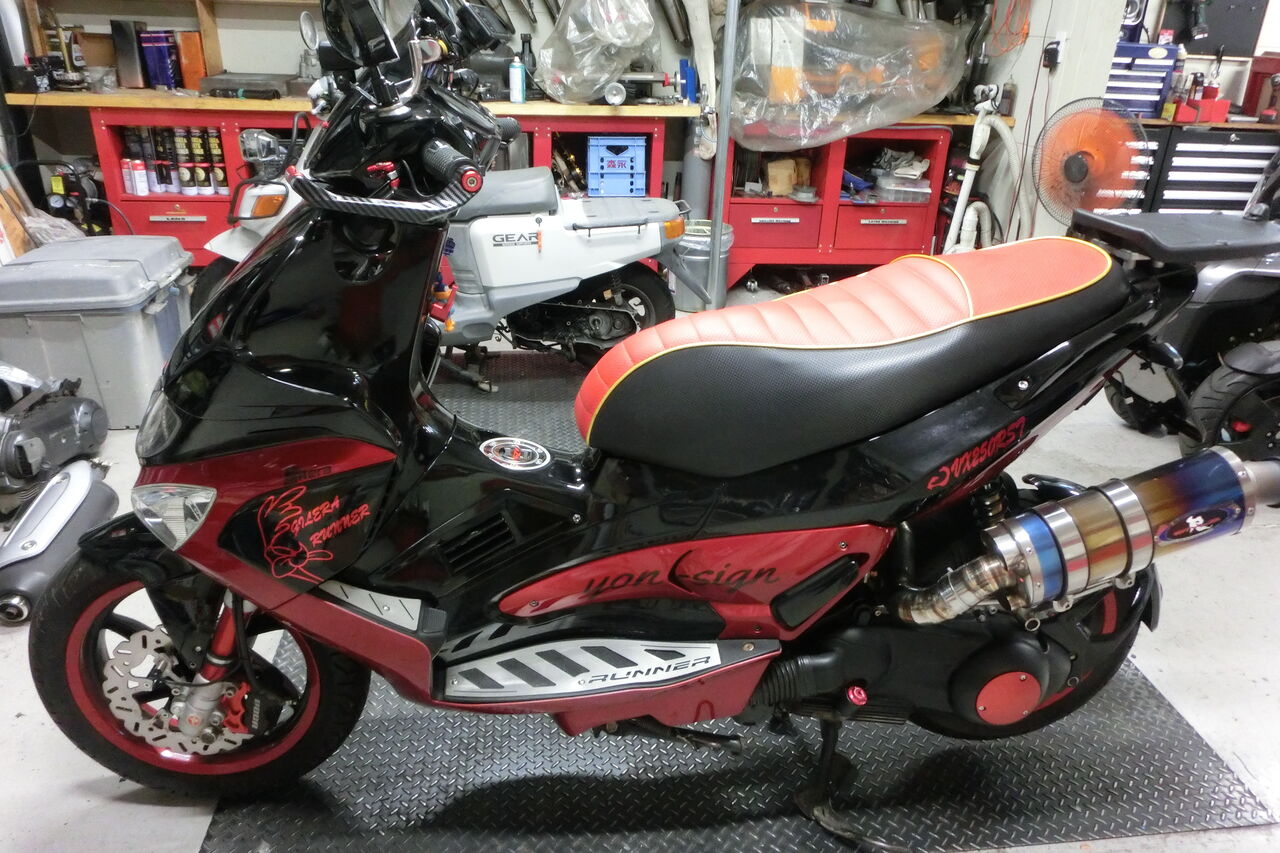 ジレラランナーVX１２５改クォーサー250 ジレラ ランナーRST200 クォーサーエンジン（250cc）仕様 更なる