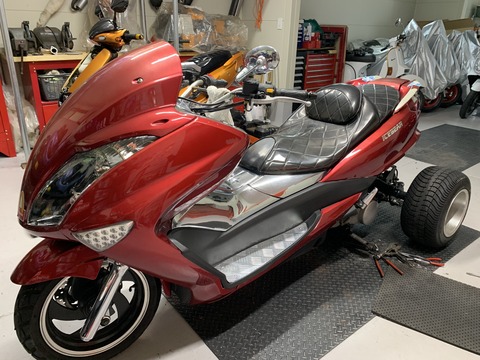 中華トライクの修理 フレーム強化をします : カスタムバイクショップ 