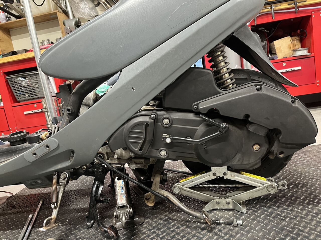 HONDA キャビーナ―90にアドレスV125エンジン スワップします！！①