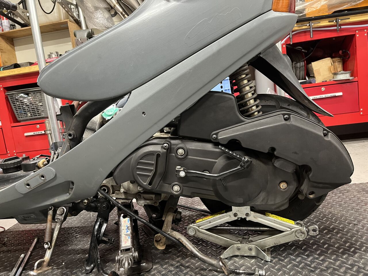 HONDA キャビーナ―90にアドレスV125エンジン スワップします！！①