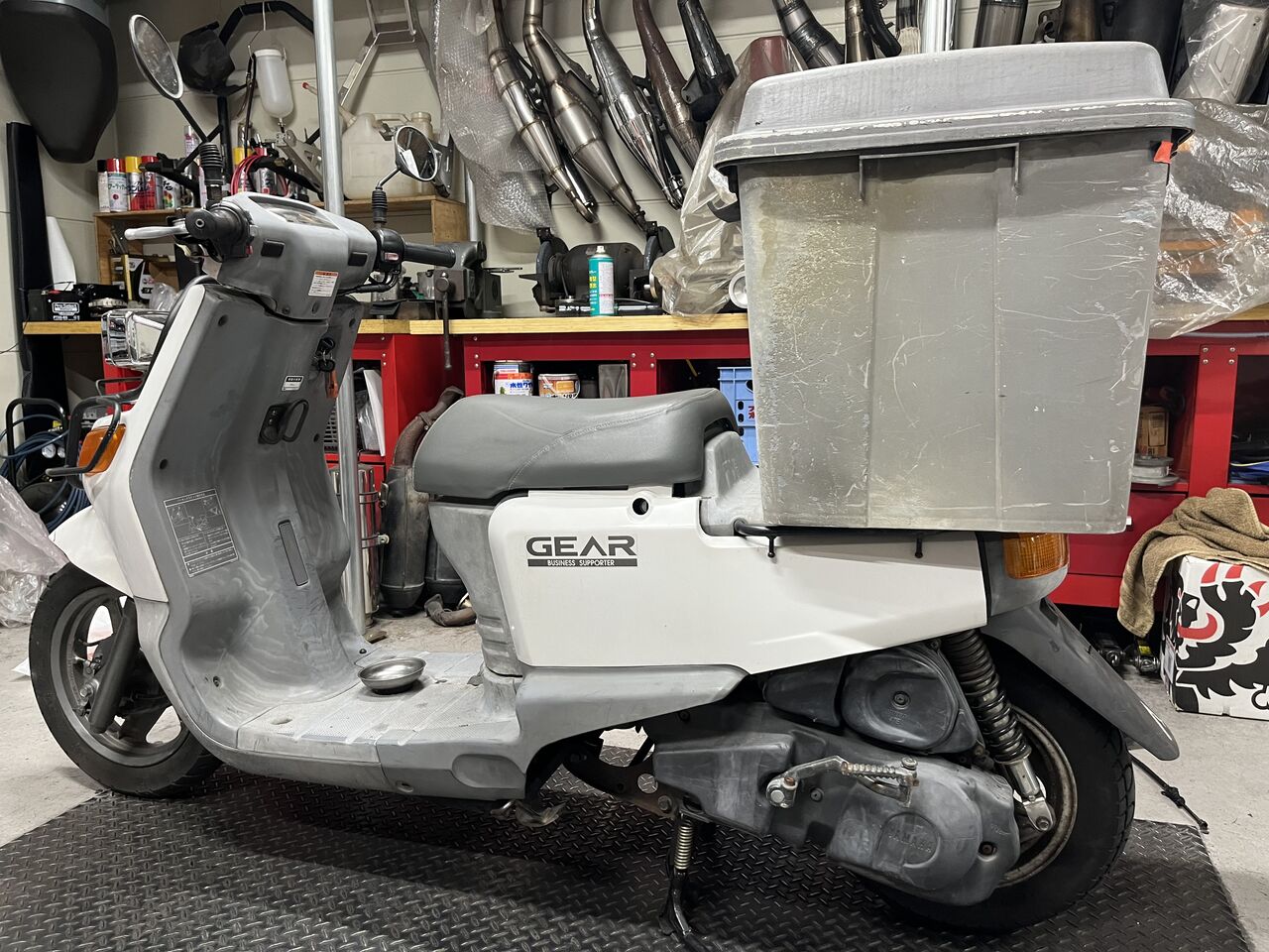 YAMAHA ギア 4KNとシグナスSiのエンジンスワップです③ 完成