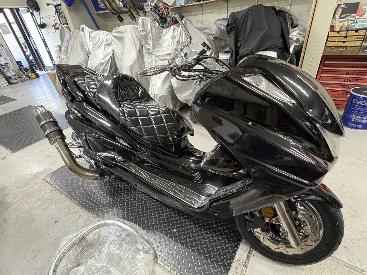 ジレラ ランナーFXR180 駆動系のメンテ＆リアタイヤ交換💦 : カスタム