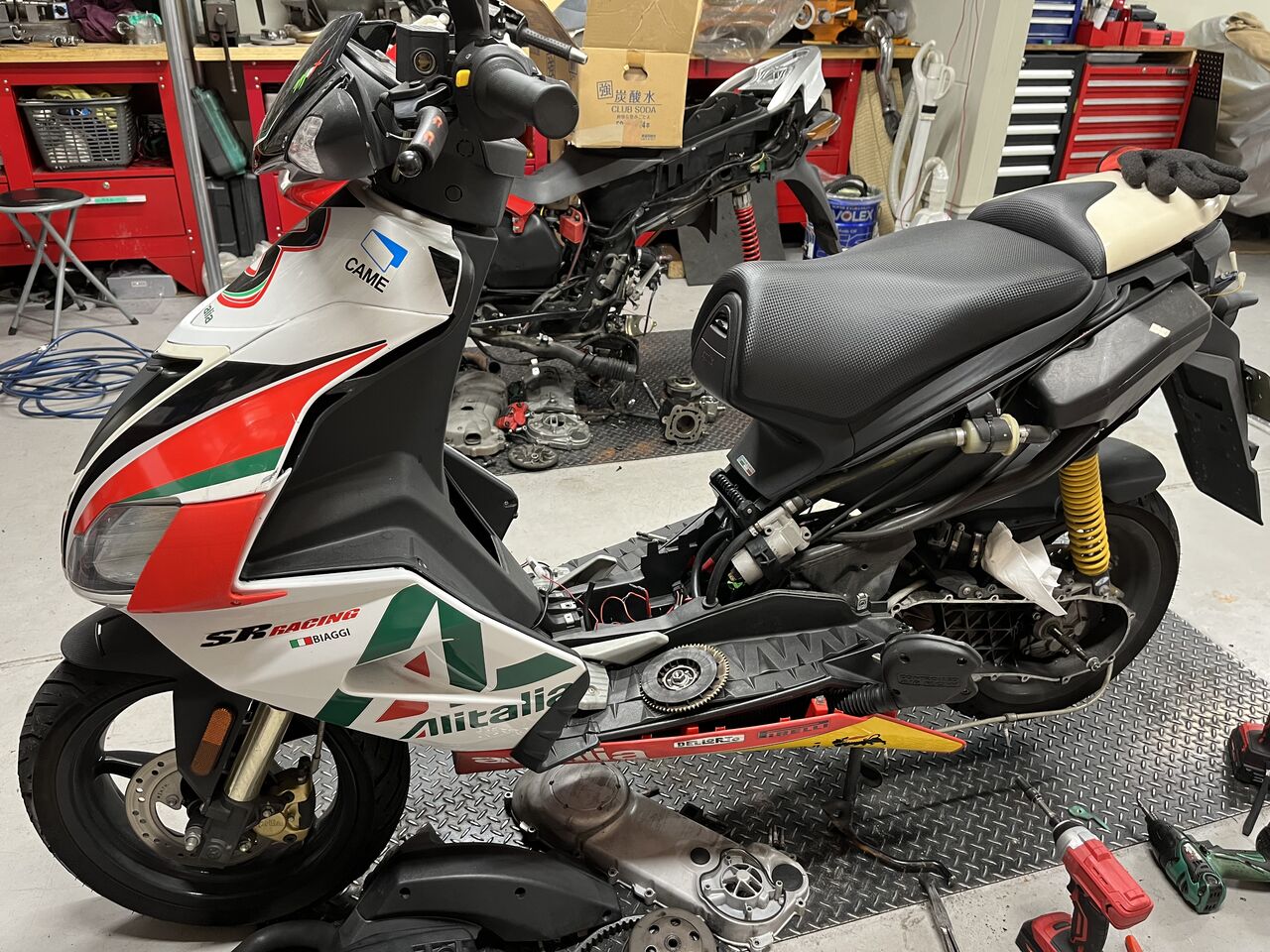 アプリリア SR50R インジェクションモデル ボアアップ＆チューニングを 