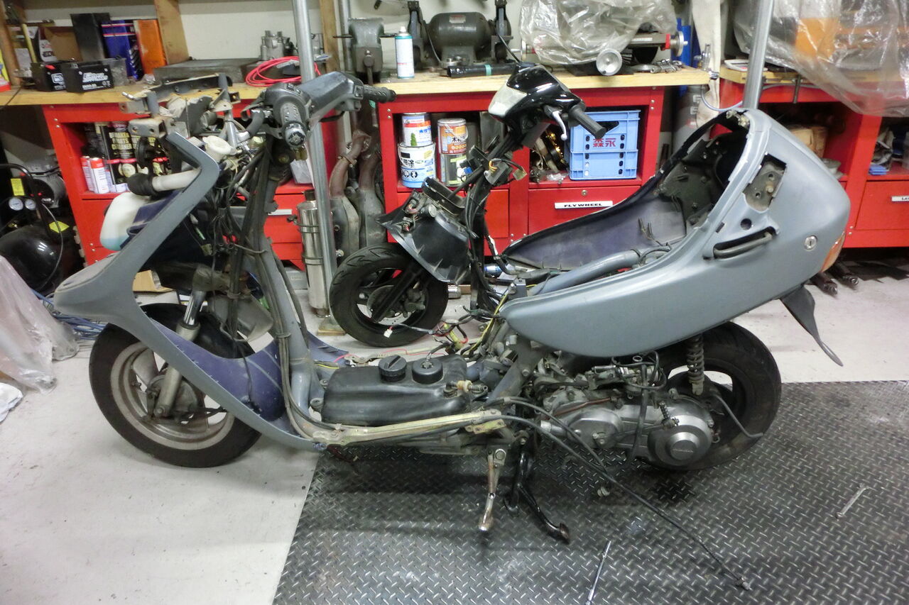 節約 v100 125エンジンスワップ 節約 v100 125エンジンスワップ