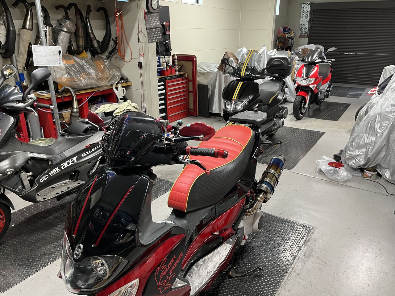 ジレラランナーFXR125SP マッロシ172ccボアアップ実動エンジン、絶好調☆