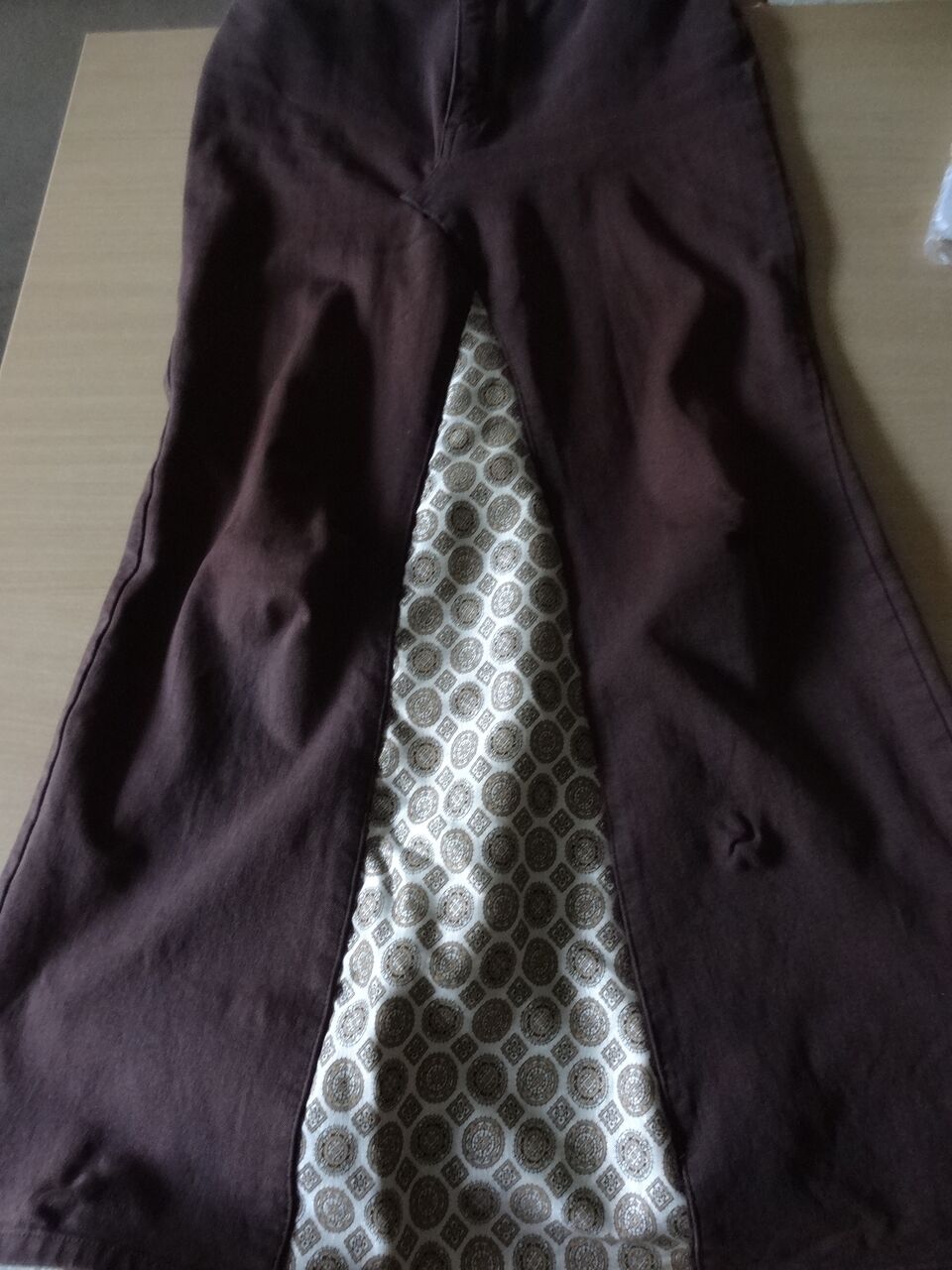 北緯５２度de ドイツ平地暮らし見聞録 家ではくスカートだから 適当でもいいかと思って作ったジーンズリメイクスカート