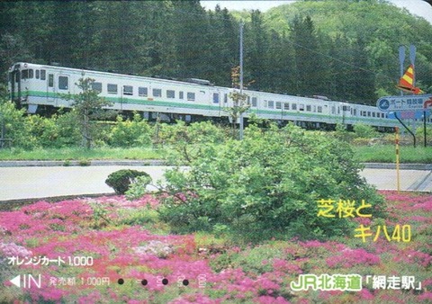 キハ40_芝桜