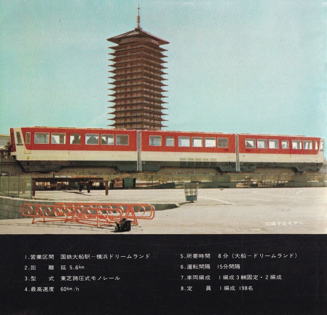 ドリーム交通 モノレール大船線 開業記念日 1966.5.2 ～開業から 510日