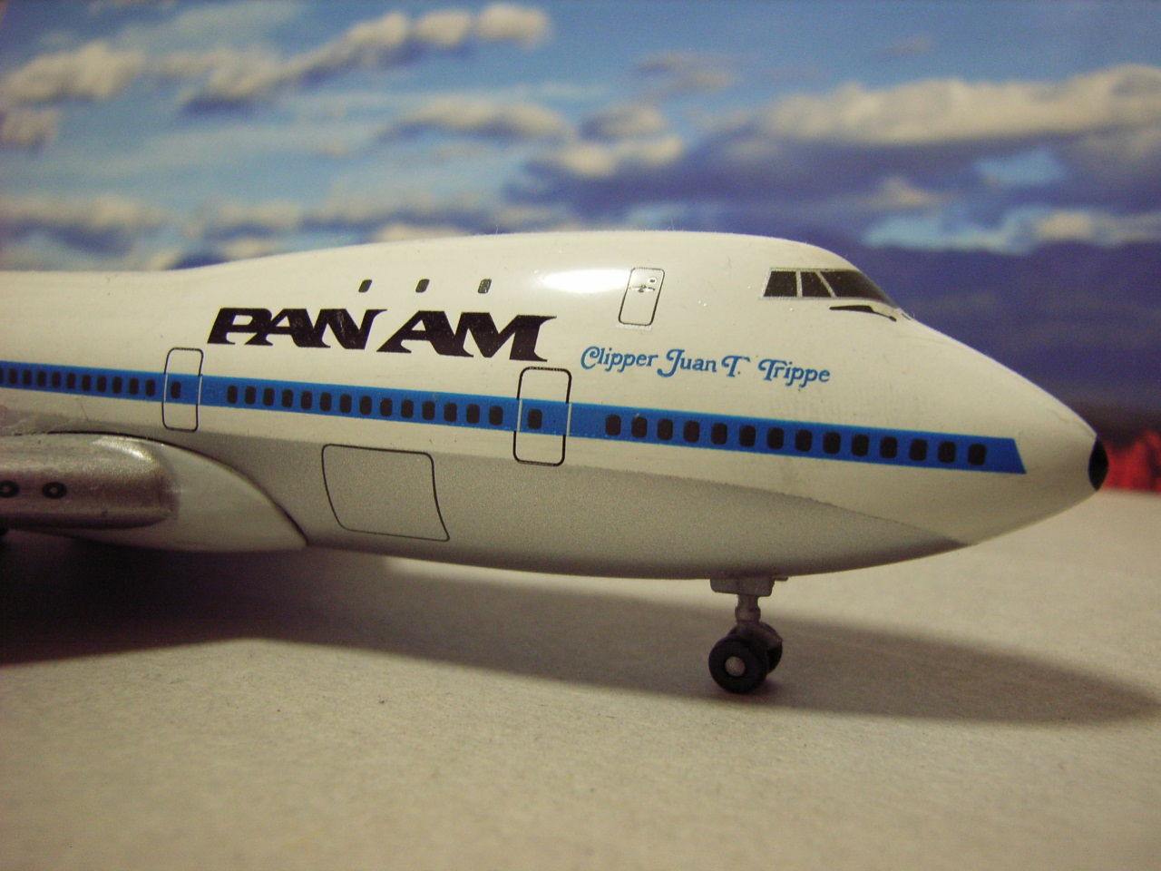 herpa1/500 ボーイング 747-100 パンアメリカン/PAN AM Paper model