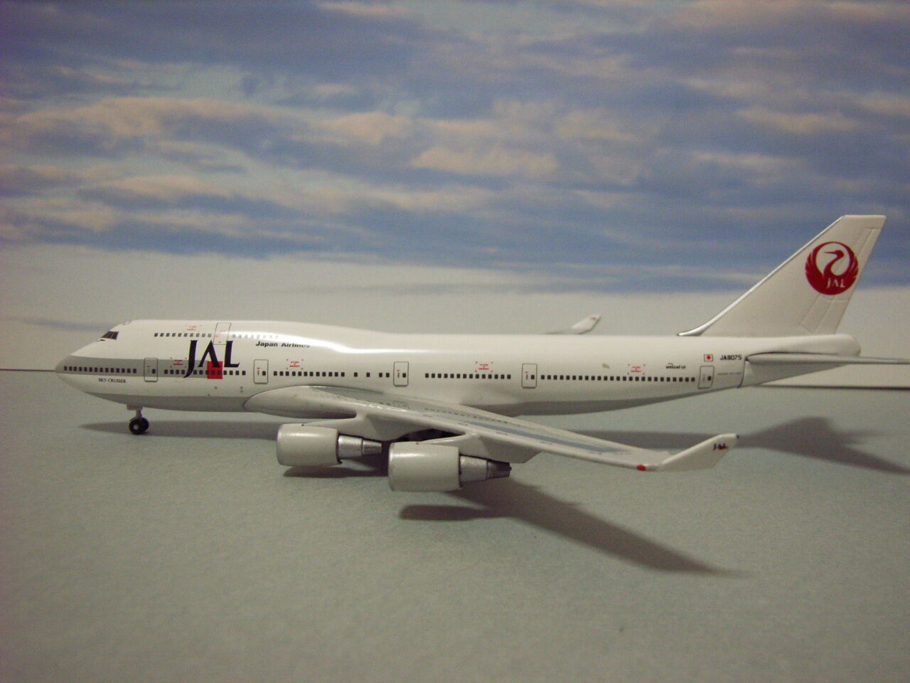 JAL 日本航空 B747-400 1/200 航空機模型 涼しかっ JAL 日本航空 B747-400 1/200 航空機模型 涼しかっ