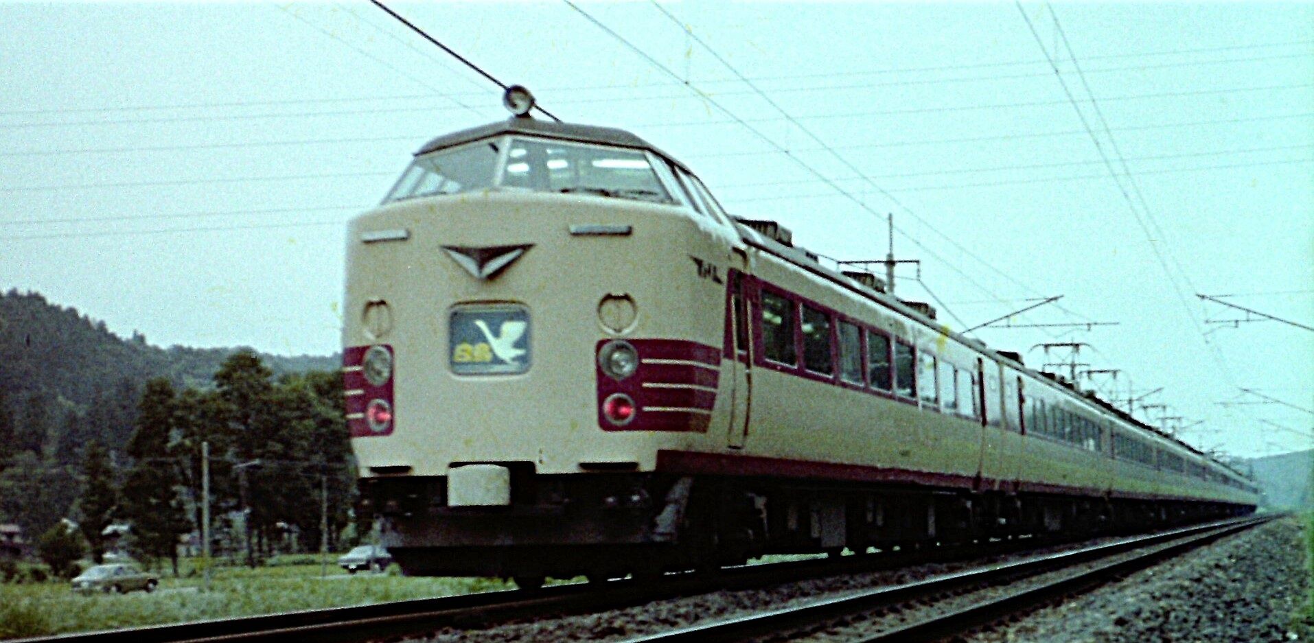 思い出のスナップ「485系 特急「白鳥」号 （国鉄時代）」～8M4T TD付 8