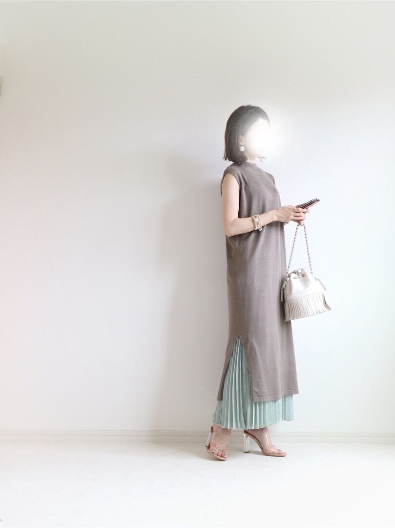 Code♡titivate濃淡つけないやわらかチョコミントコーデ : 大人