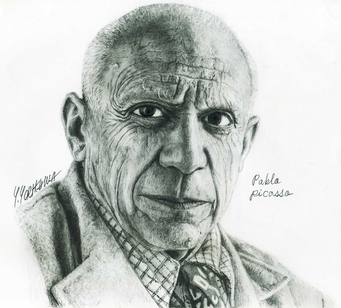 Pablo Picasso パブロ・ピカソ : ネット絵師・独言の鉛筆画