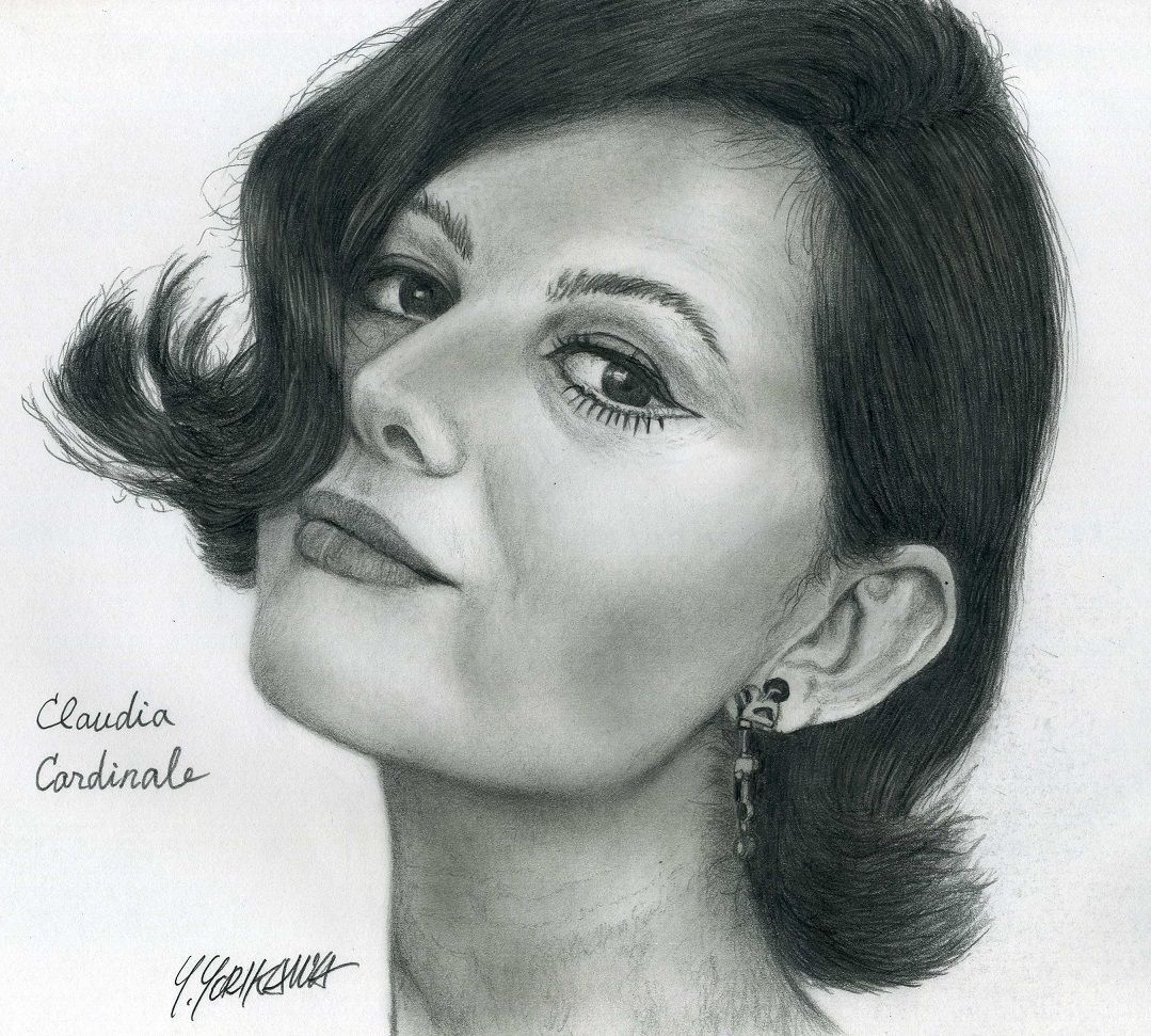 Claudia Cardinale クラウディア カルディナーレ ネット絵師 独言の鉛筆画 Claudia Cardinale クラウディア カルディナーレ ネット絵師 独言の鉛筆画
