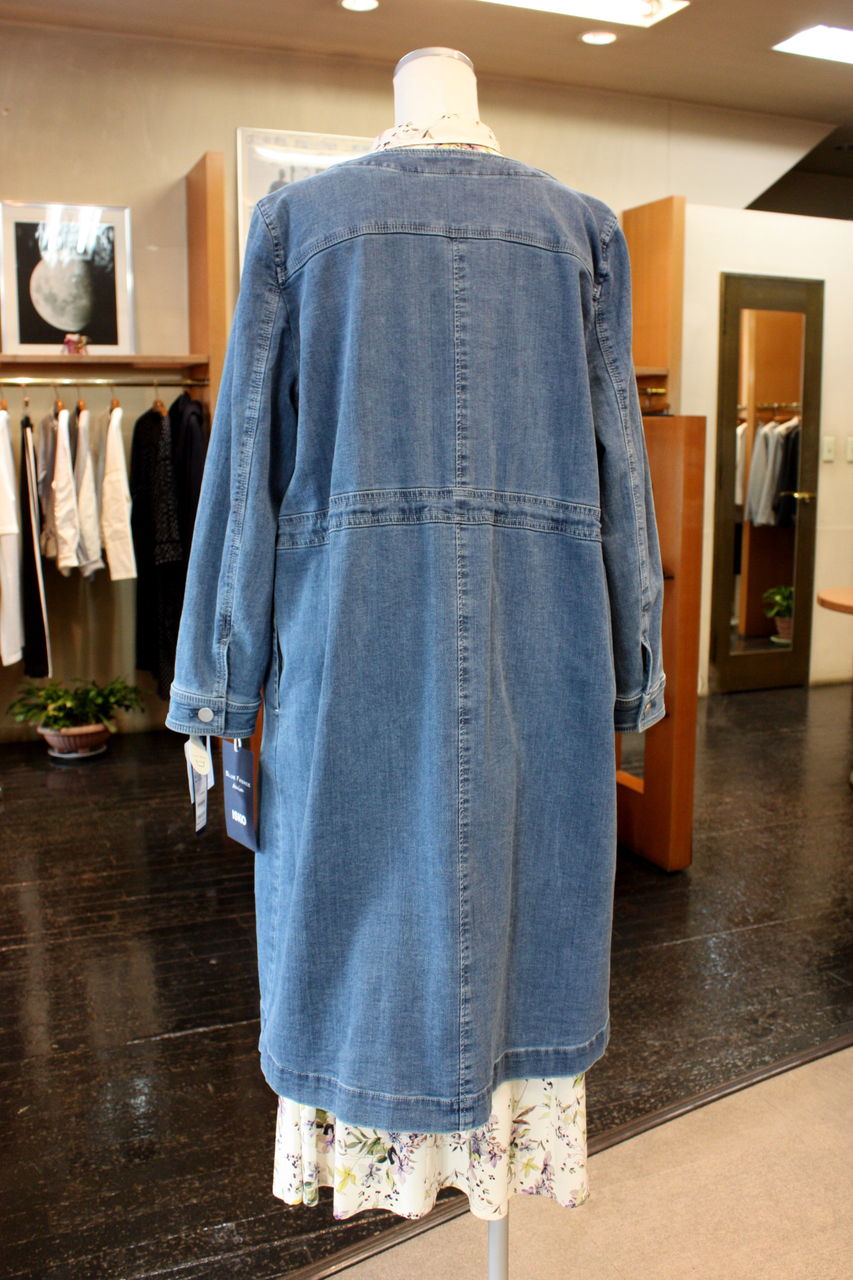 blue fronce 花柄ワンピース デニムコート york blog york co ltd