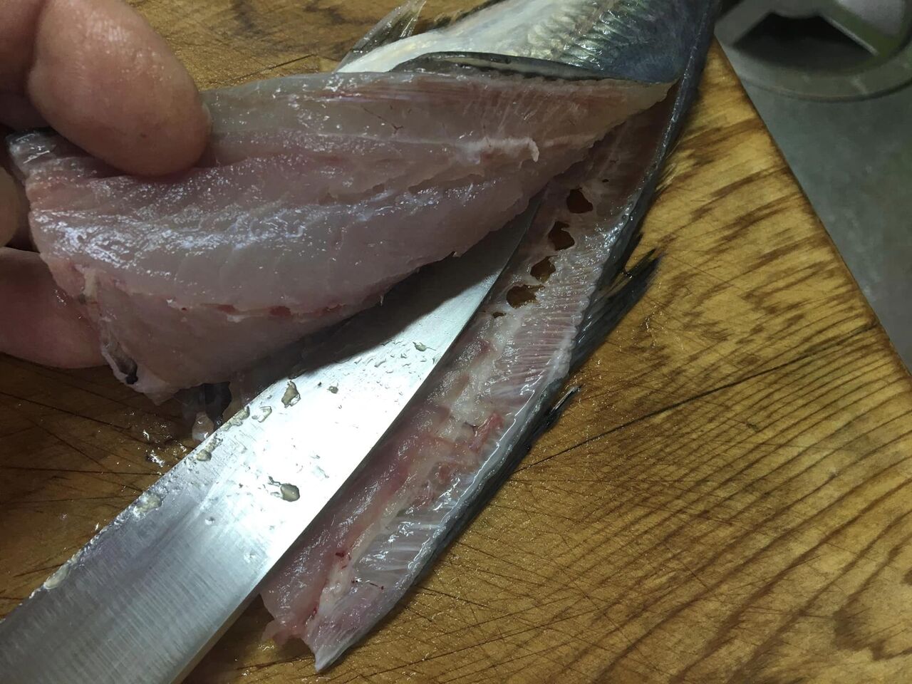 アジのさばき