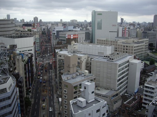 高島屋タイムズスクエアから見た新宿の風景1