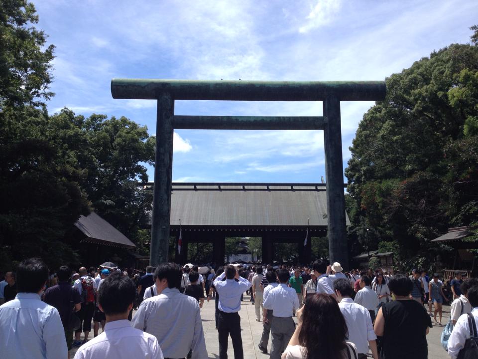 靖国神社参拝(1)