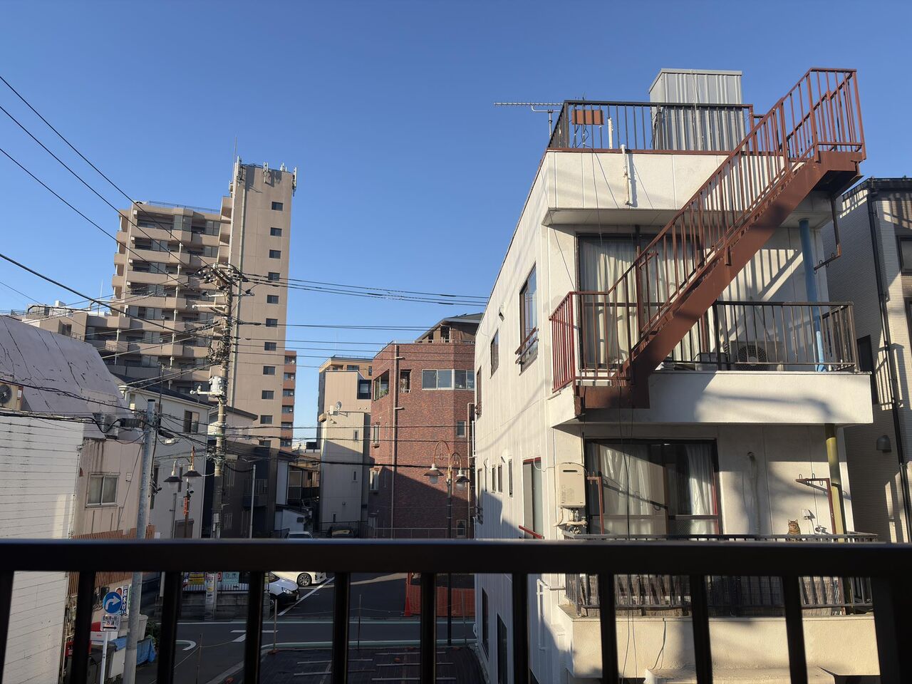 ベランダから見える風景