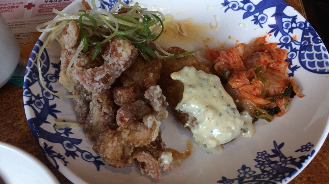ライス大盛り無料 スープバー付き日替わりランチ バーミヤン 孤独のグルメっ娘