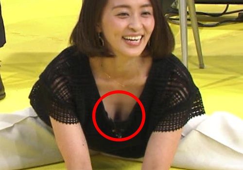 田中理恵、乳房丸見え胸チラハプニングｗｗｗｗｗｗｗ