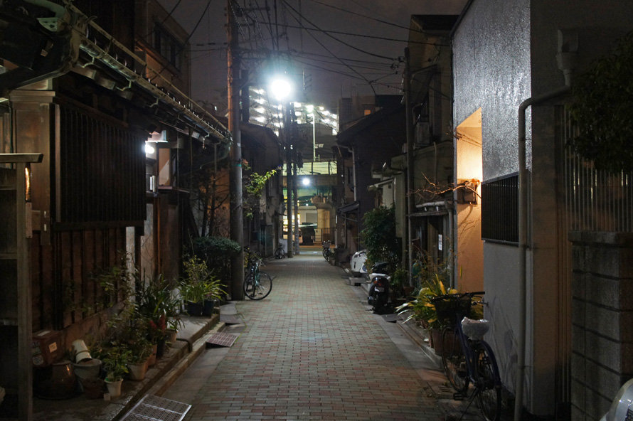 夜散歩のススメ98 佃島の町並み 夜散歩のススメ 夜散歩のススメ98 佃島の町並み 夜散歩のススメ