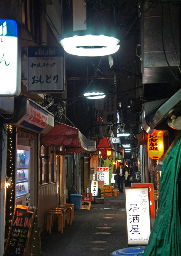 夜散歩のススメ1070 東小路飲食店街２ 飲食店街通り 夜散歩のススメ