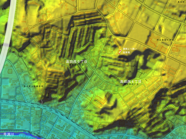 高田５屋根より高い駐車場から_1