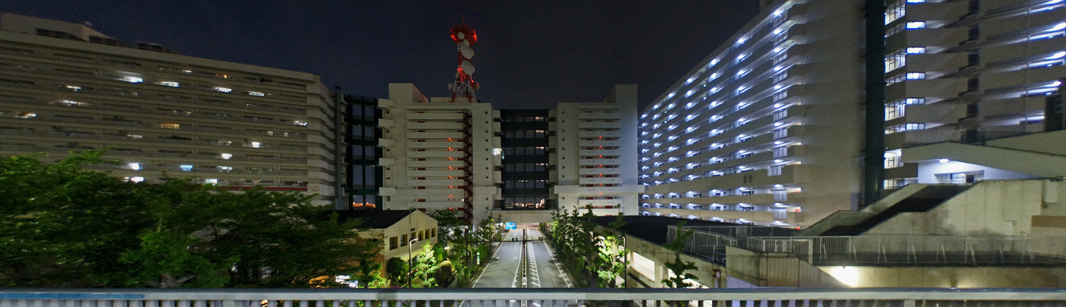 夜散歩のススメ2138 繋がる都営白鬚東アパート 夜散歩のススメ 夜散歩のススメ2138 繋がる都営白鬚東アパート 夜散歩のススメ