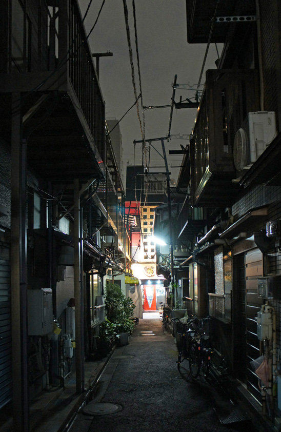 夜散歩のススメ0521 月島路地と月島もんじゃストリート 夜散歩のススメ