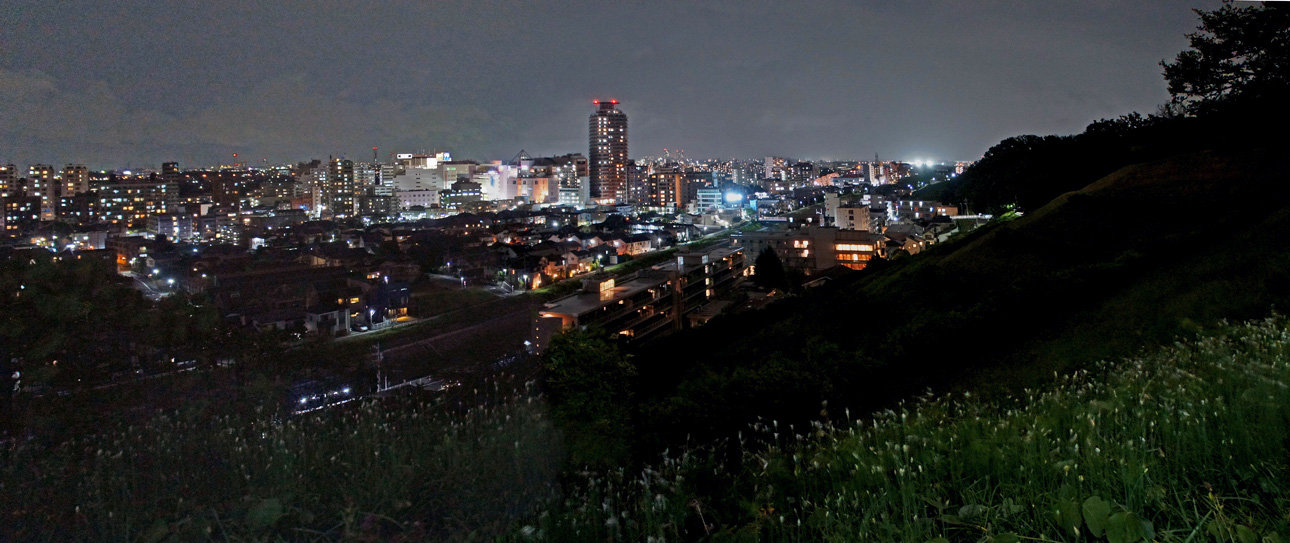 夜散歩のススメ1631 多摩丘陵のヘリ 耳丘 夜散歩のススメ