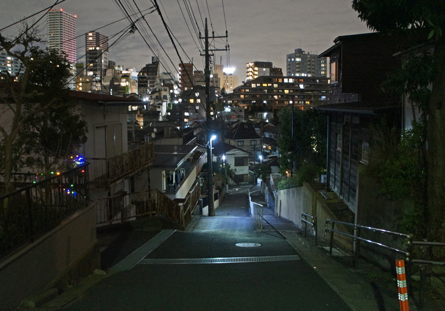 夜散歩のススメ1413 国分寺野川の谷間ビル街風景 夜散歩のススメ 夜散歩のススメ1413 国分寺野川の谷間ビル街風景 夜散歩のススメ