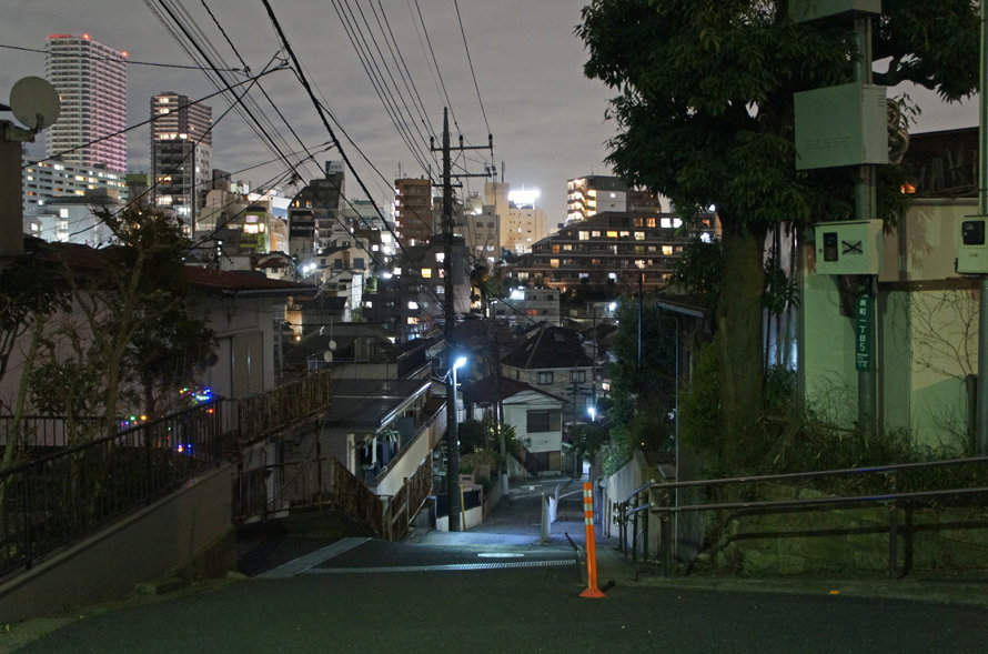 夜散歩のススメ1413 国分寺野川の谷間ビル街風景 夜散歩のススメ 夜散歩のススメ1413 国分寺野川の谷間ビル街風景 夜散歩のススメ