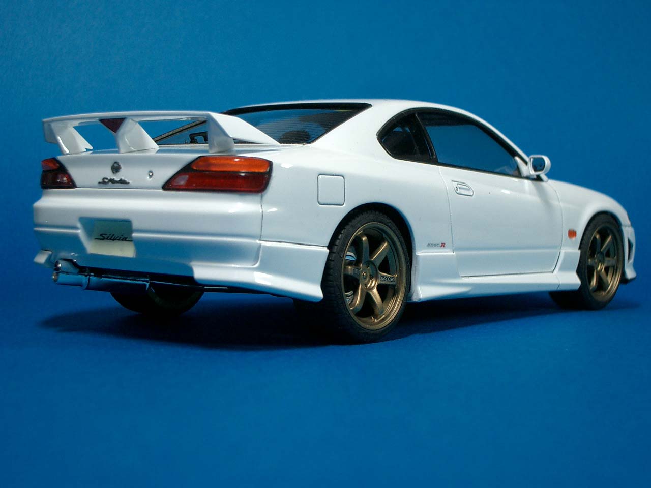 YOSのスーダラ日記:アオシマ・日産S15シルビアSpec-R エアロバージョン完成！