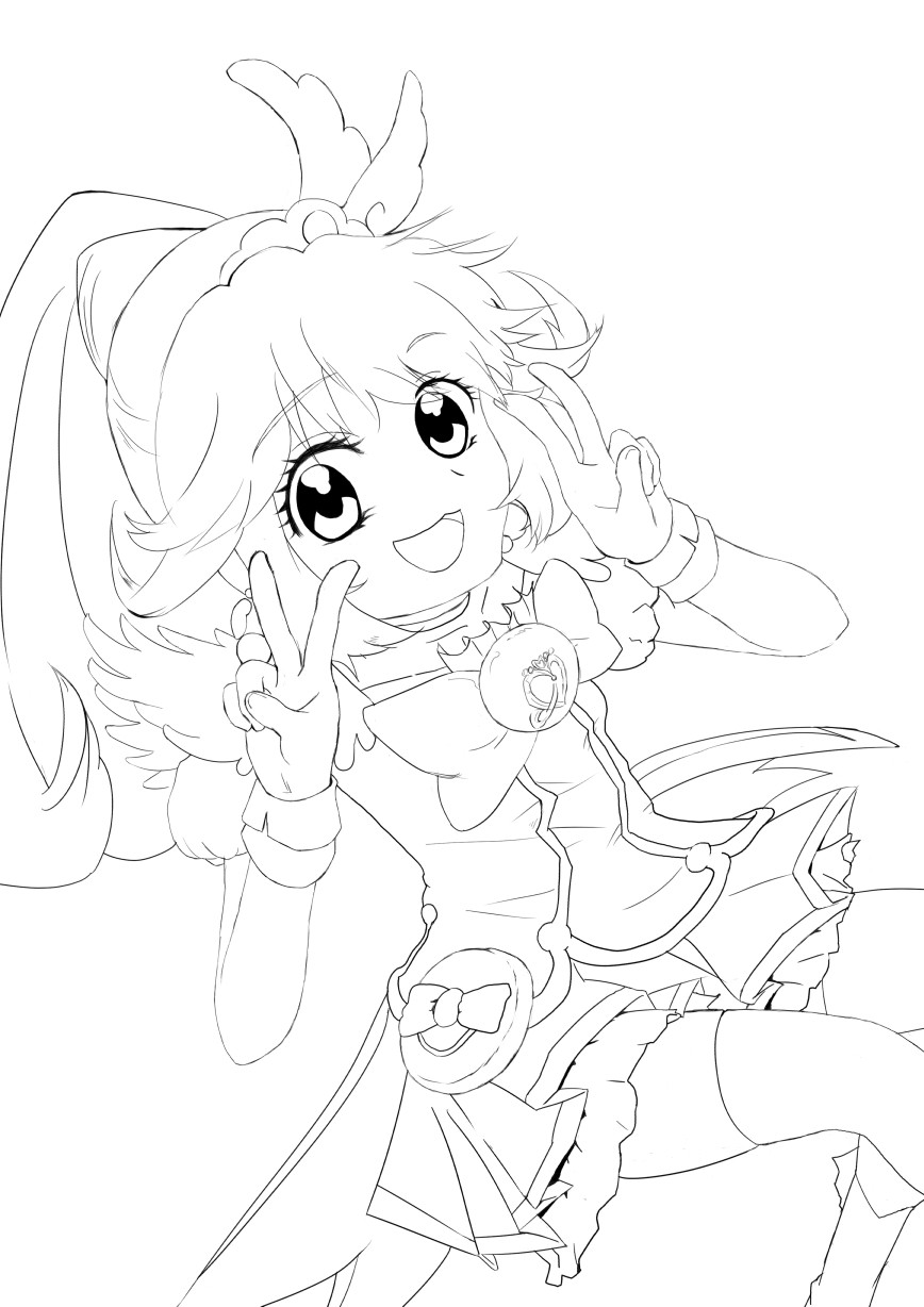 キュアピース スマイルプリキュア イラストができるまで アッタカサノザレゴト ブログ キュアピース スマイルプリキュア イラストができるまで アッタカサノザレゴト ブログ