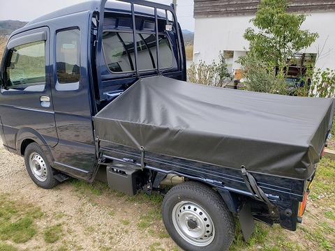 軽トラ荷台シートの収納はこれだ！ : 薪割り親父のおもしろおかし日記