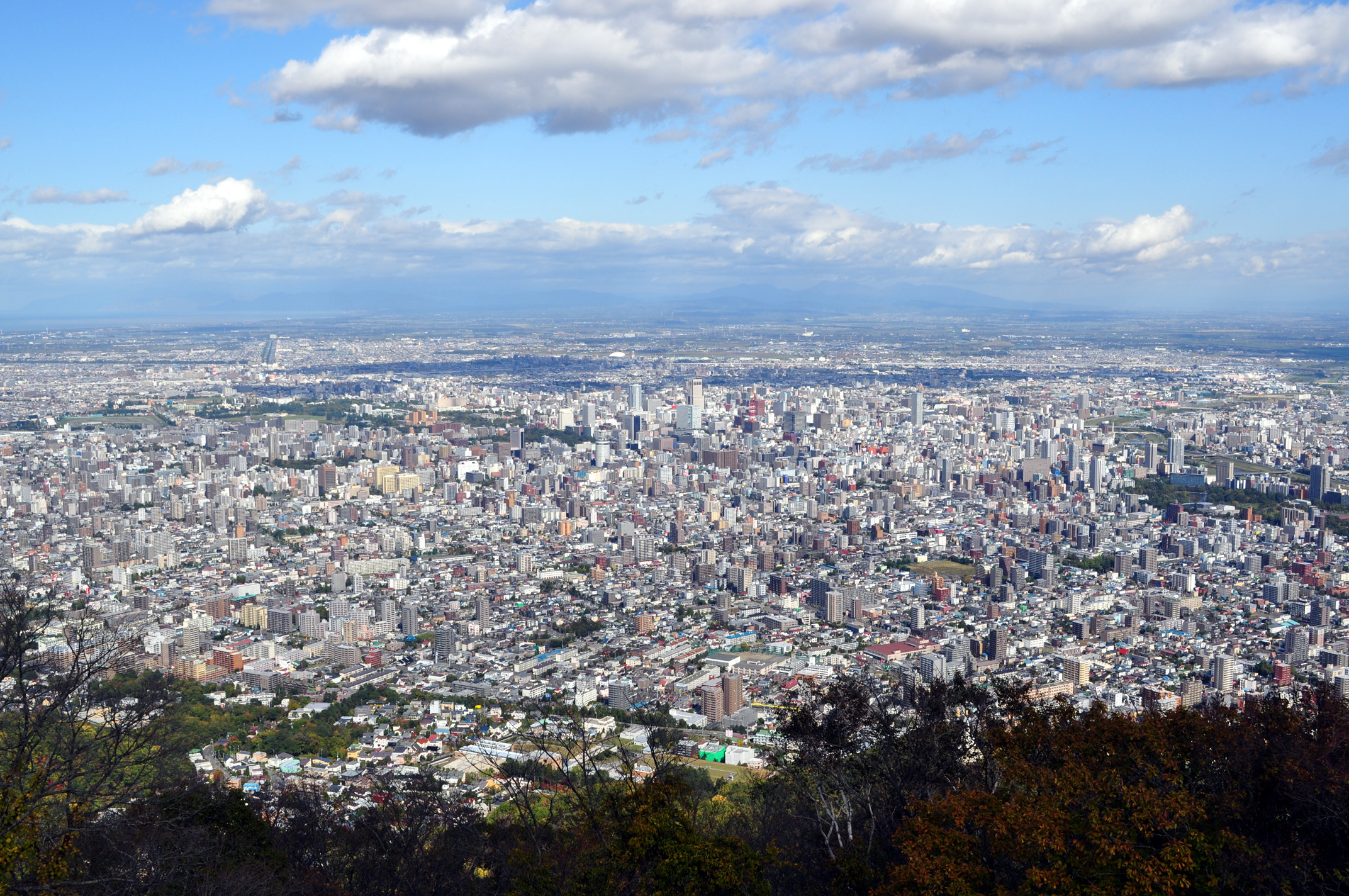 見たまま写真館 藻岩山から札幌を望む