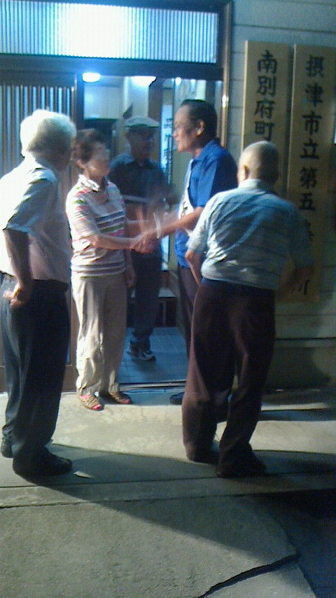 選挙戦５日目(夕方から夜)