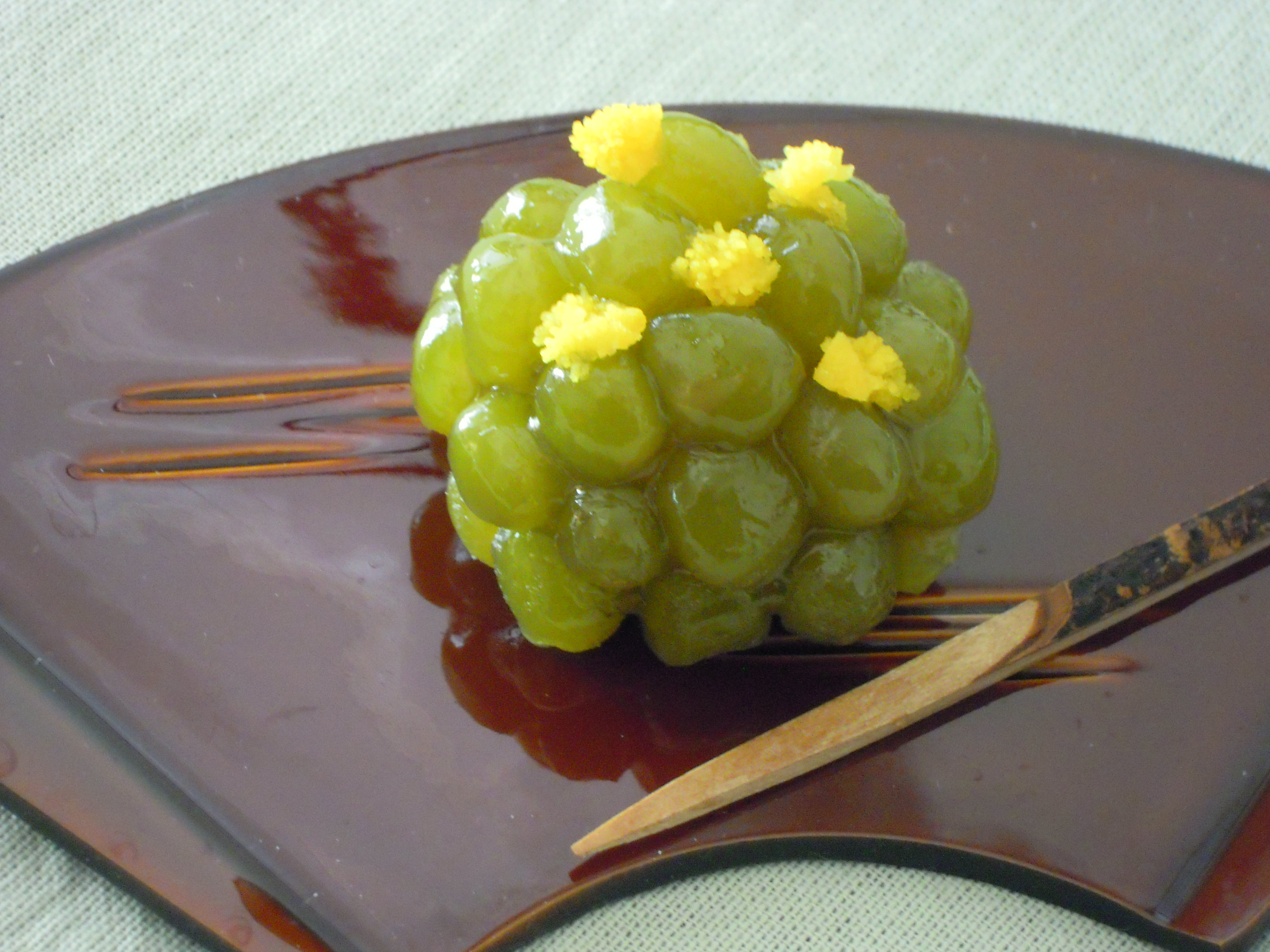 こんな和菓子を作りました : かのこ