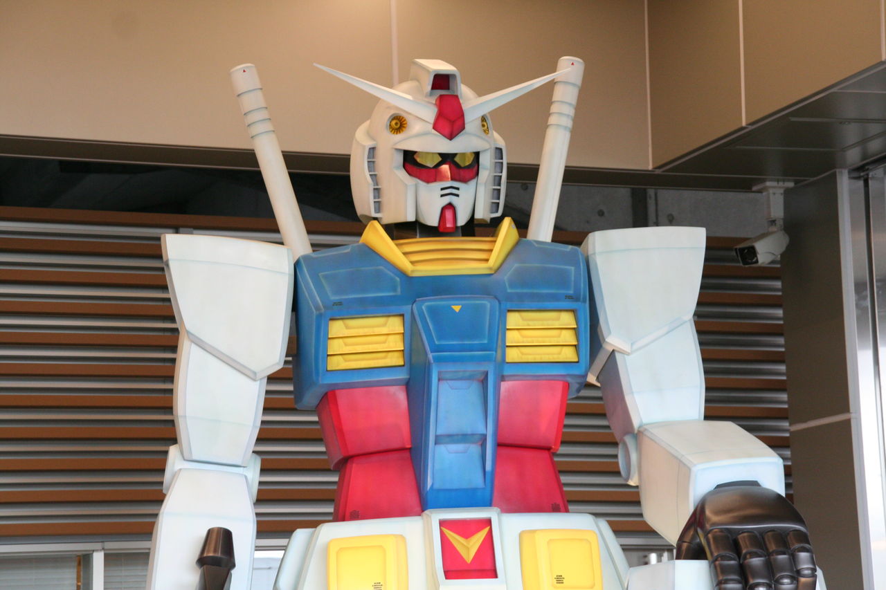 4 23稲城長沼駅のモニュメントのお披露目式を見に行った No Gundam No Life