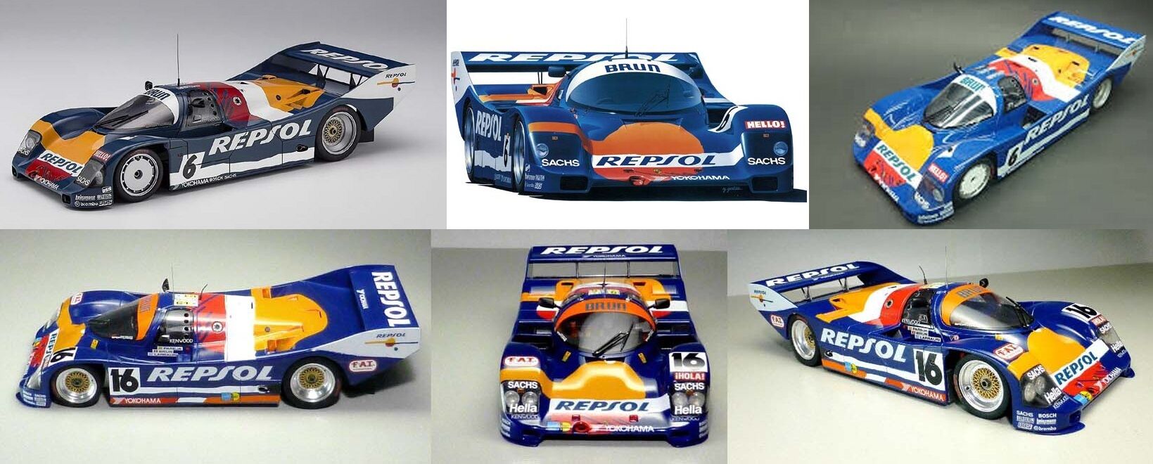 ル・マンの車 その176 ポルシェ962C(1) : ラジコン水中模型と ル・マンの車 その176 ポルシェ962C(1) : ラジコン水中模型と