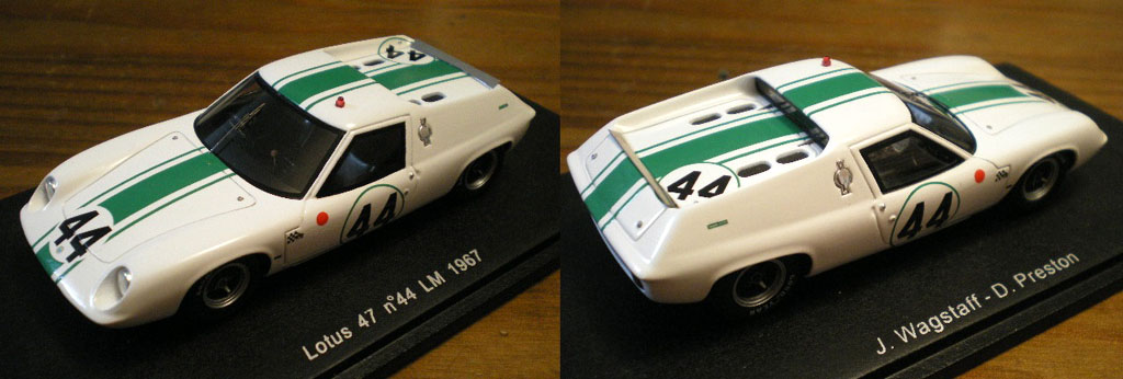 ル・マンの車 その62 ロータス47GT(1) : ラジコン水中模型とル ル・マンの車 その62 ロータス47GT(1) : ラジコン水中模型とル