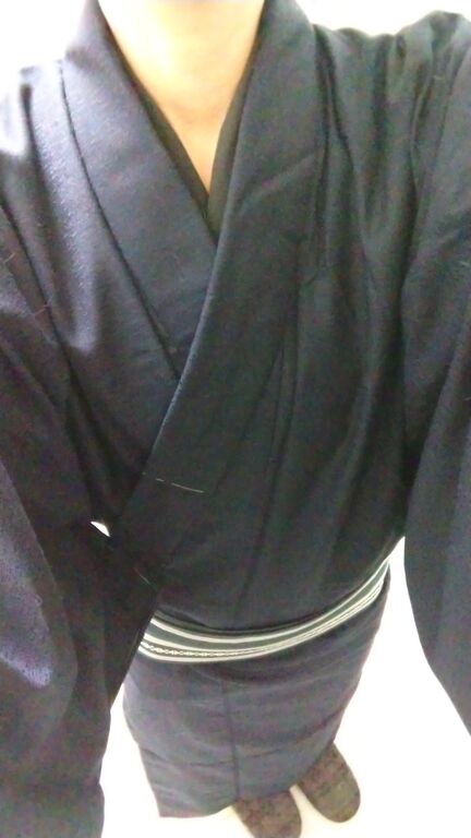 男の着物を着る : 着物愛好会