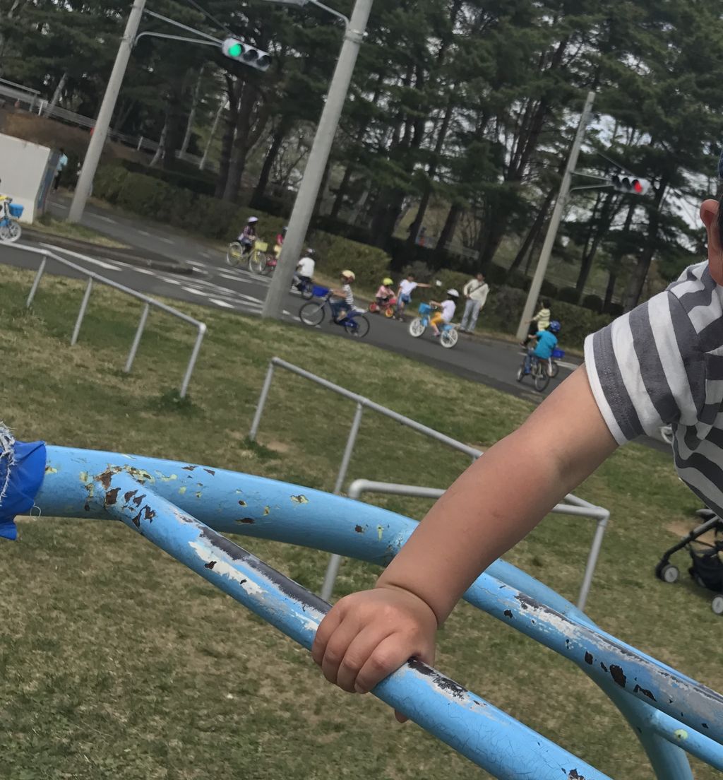 gw前半は 交通公園と乗り物広場 おにぎり ねぎおかか gw前半は 交通公園と乗り物広場 おにぎり ねぎおかか