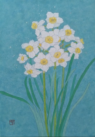 2026鳩居堂三人展DM作品jpg