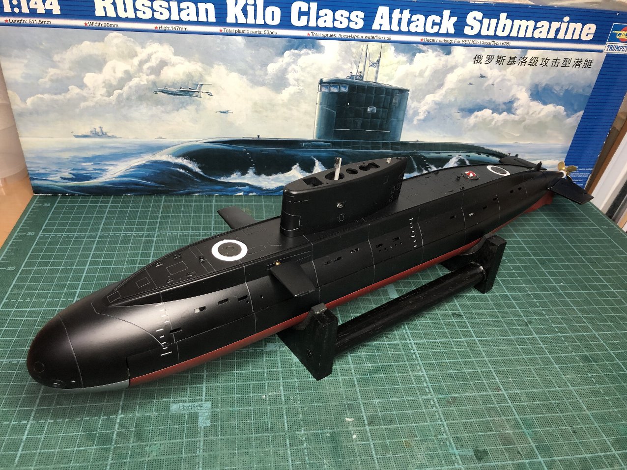 洋服通販 - 新作アイテムを トランペッターキロ級 1/144 RC潜水艦 改造 完成 その16 