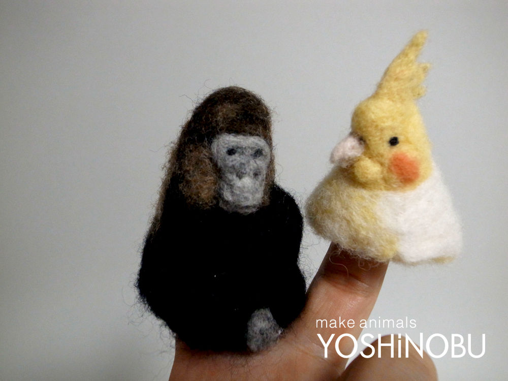 ワークショップレポート 指人形 ヒツジ Yoshinobu 羊毛フェルトでつくる動物 ワークショップレポート 指人形 ヒツジ Yoshinobu 羊毛フェルトでつくる動物